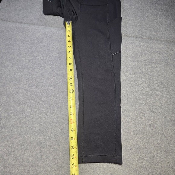 Lululemon Speed Up Crop Leggings Sz 6 Black Active Workout Yoga Pilates Gym - Picture 2 of 10